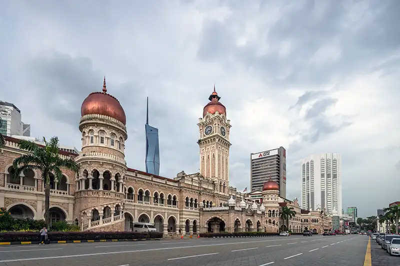 Sultan Abdul Samad Building at Merdeka Square, one of the oldest landmarks in Kuala Lumpur.