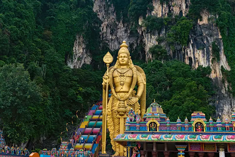 batu caves one of the most popular destination for day trip from kuala lumpur