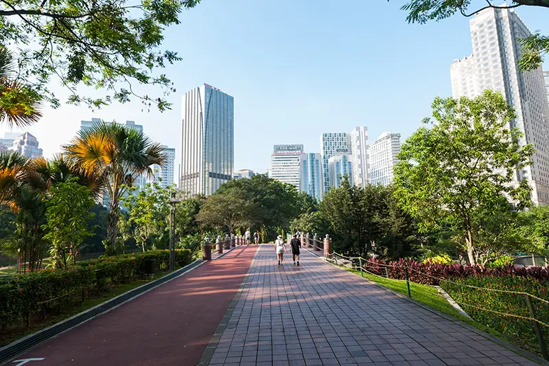 free attractions klcc park