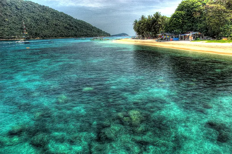June is the best month to visit Malaysia for beach and island activities.