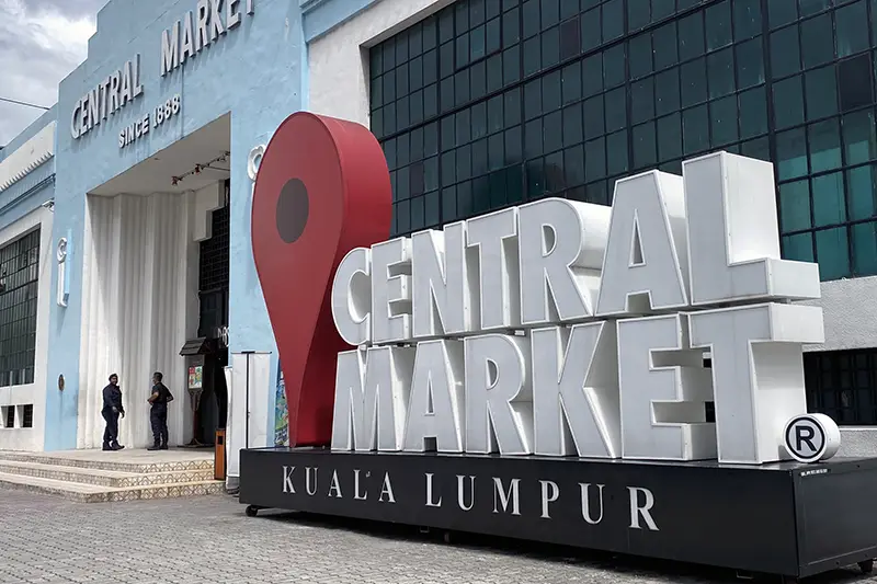 kl city tour central market